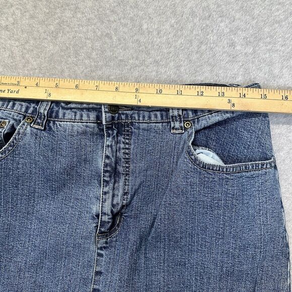 Ethyl Vintage Y2K‎ Long Modest WESTERN Denim Maxi Skirt Size 10 Grunge Chambray - Picture 3 of 7